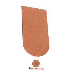 TEJA PLANA PUNTA OVALADA