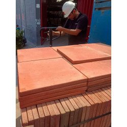 PASTELON PISO DE ARCILLA RUSTICO 40X40X2.5