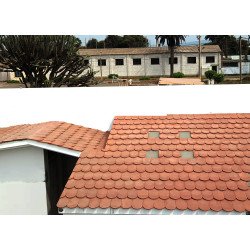 TEJA PLANA PUNTA OVALADA