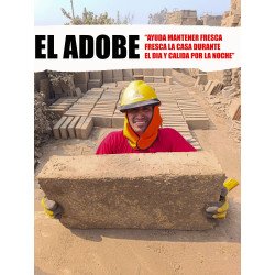 ADOBE CON PAJA DE ARROZ 10x25x50 cm